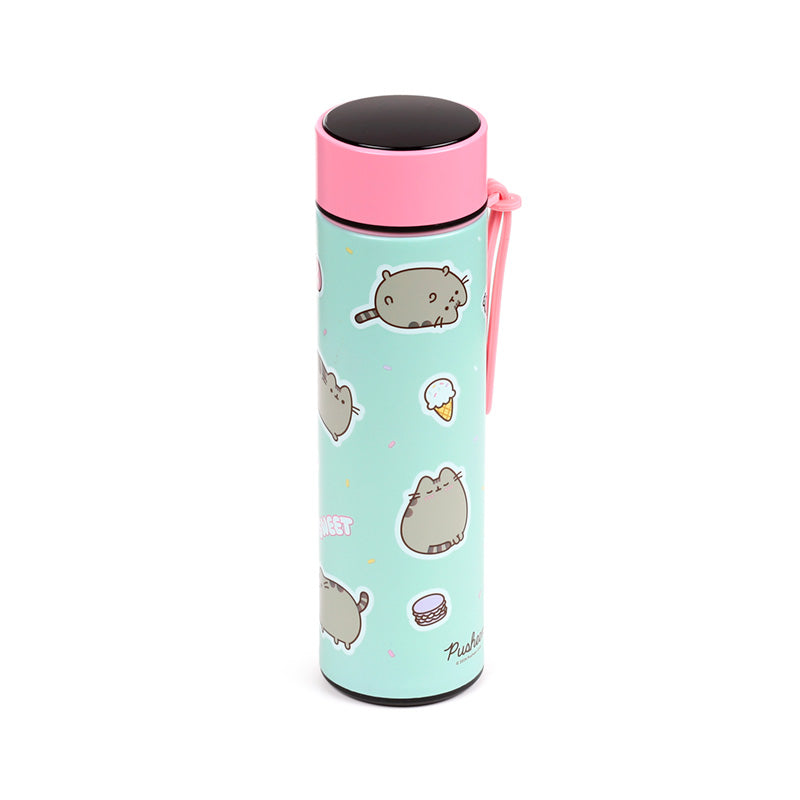 Pusheen the Cat Sweets Süßigkeiten Thermosflasche mit Digital-Thermometer 450ml | Offiziell Lizenziert