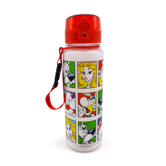 Asterix, Obelix & Idefix Wasserflasche 600ml – Bruchsicher & Pop-Top | Offiziell Lizenziert