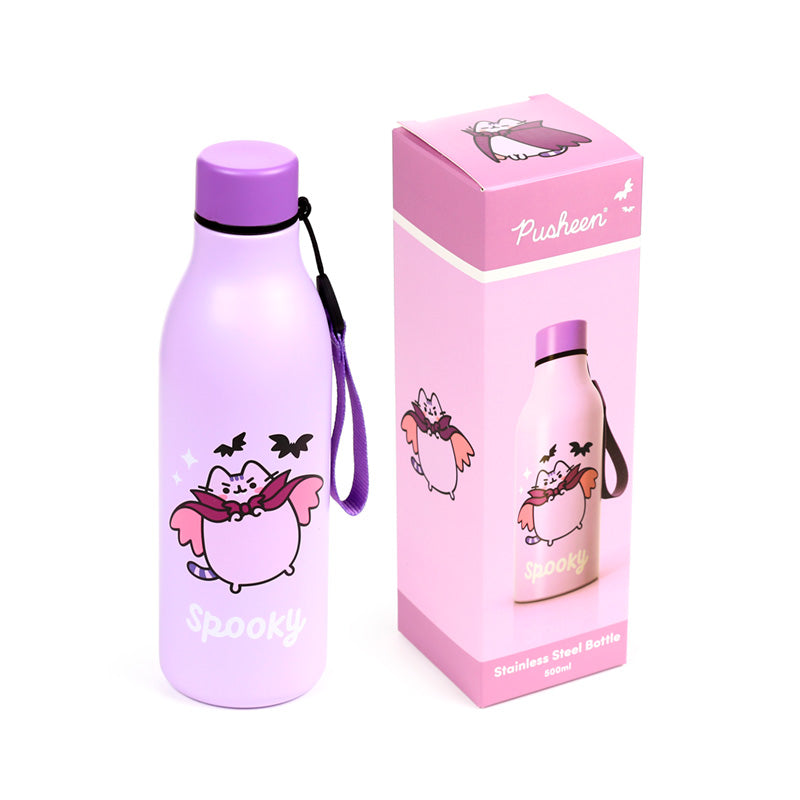 Pusheen the Cat Katze Halloween Isolierflasche 500ml | Offiziell Lizenziert