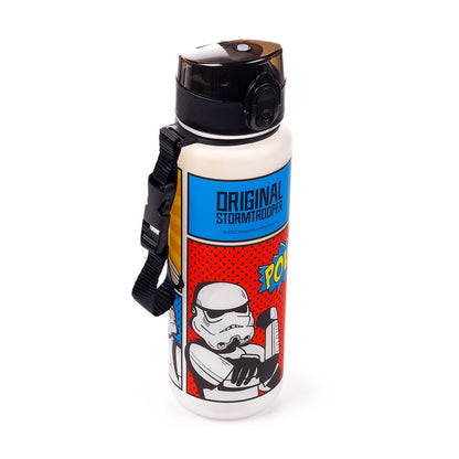 The Original Stormtrooper Comic-Strip Pop-Top bruchsichere Wasserflasche 600ml | Offiziell Lizenziert