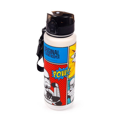 The Original Stormtrooper Comic-Strip Pop-Top bruchsichere Wasserflasche 600ml | Offiziell Lizenziert