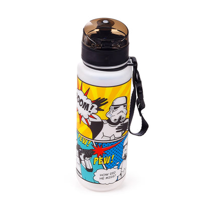 The Original Stormtrooper Comic-Strip Pop-Top bruchsichere Wasserflasche 600ml | Offiziell Lizenziert
