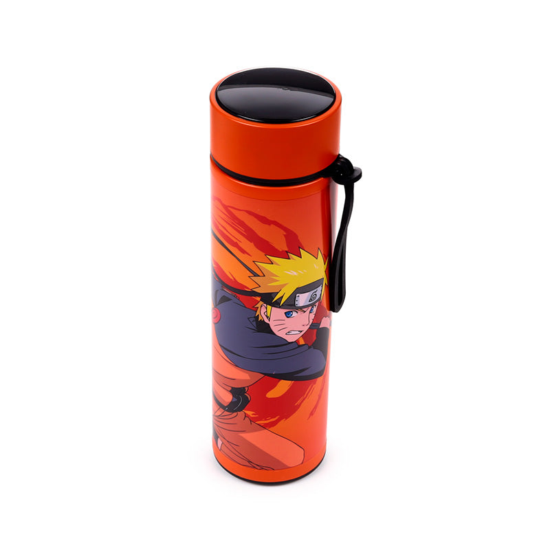 Naruto Anime Isolierflasche mit Digital-Thermometer 450ml | Offiziell Lizenziert