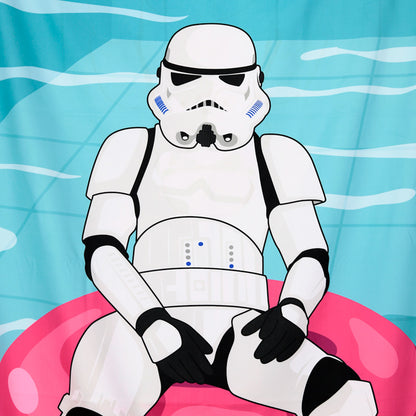 The Original Stormtrooper Pool Day Off Mikrofaser-Strandtuch | Offiziell Lizenziert