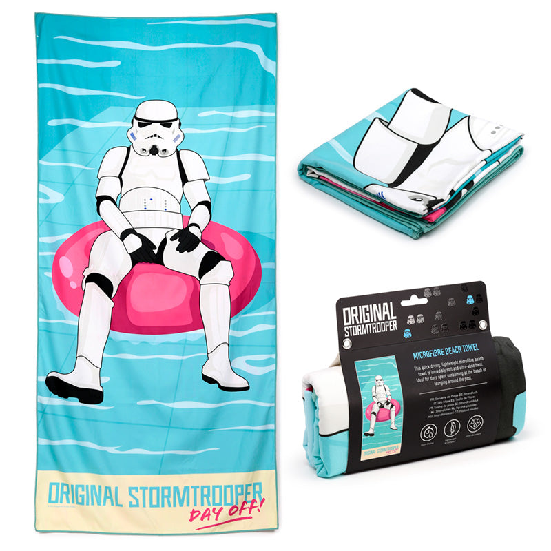 The Original Stormtrooper Pool Day Off Mikrofaser-Strandtuch | Offiziell Lizenziert