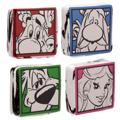 Asterix & Obelix Komprimiertes Reisehandtuch – 4er Set (offiziell lizenziert)