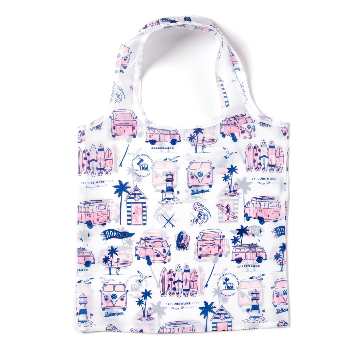 Volkswagen VW T1 Bus Bulli Faltbare wiederverwendbare Einkaufstasche | Offiziell Lizenziert