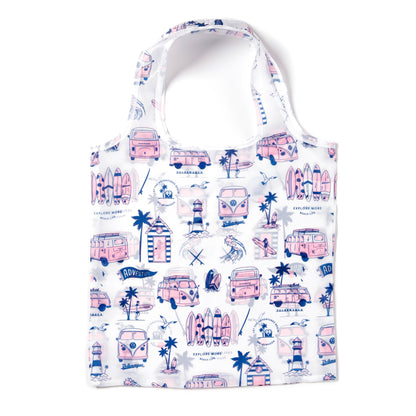 Volkswagen VW T1 Bus Bulli Faltbare wiederverwendbare Einkaufstasche | Offiziell Lizenziert