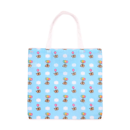 Pusheen the Cat Katze Ballons RPET Faltbare wiederverwendbare Einkaufstasche 2er Set | Offiziell Lizenziert