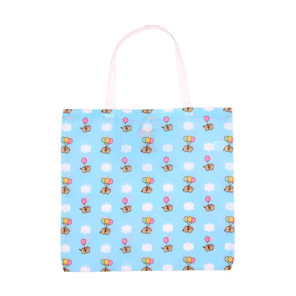 Pusheen the Cat Katze Ballons RPET Faltbare wiederverwendbare Einkaufstasche 2er Set | Offiziell Lizenziert