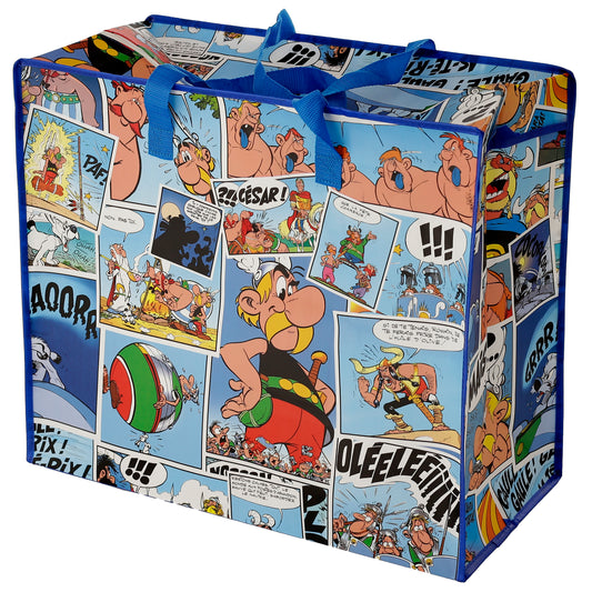Asterix & Obelix Comic Aufbewahrungstasche – XXL Tasche mit Reißverschluss (offiziell lizenziert)