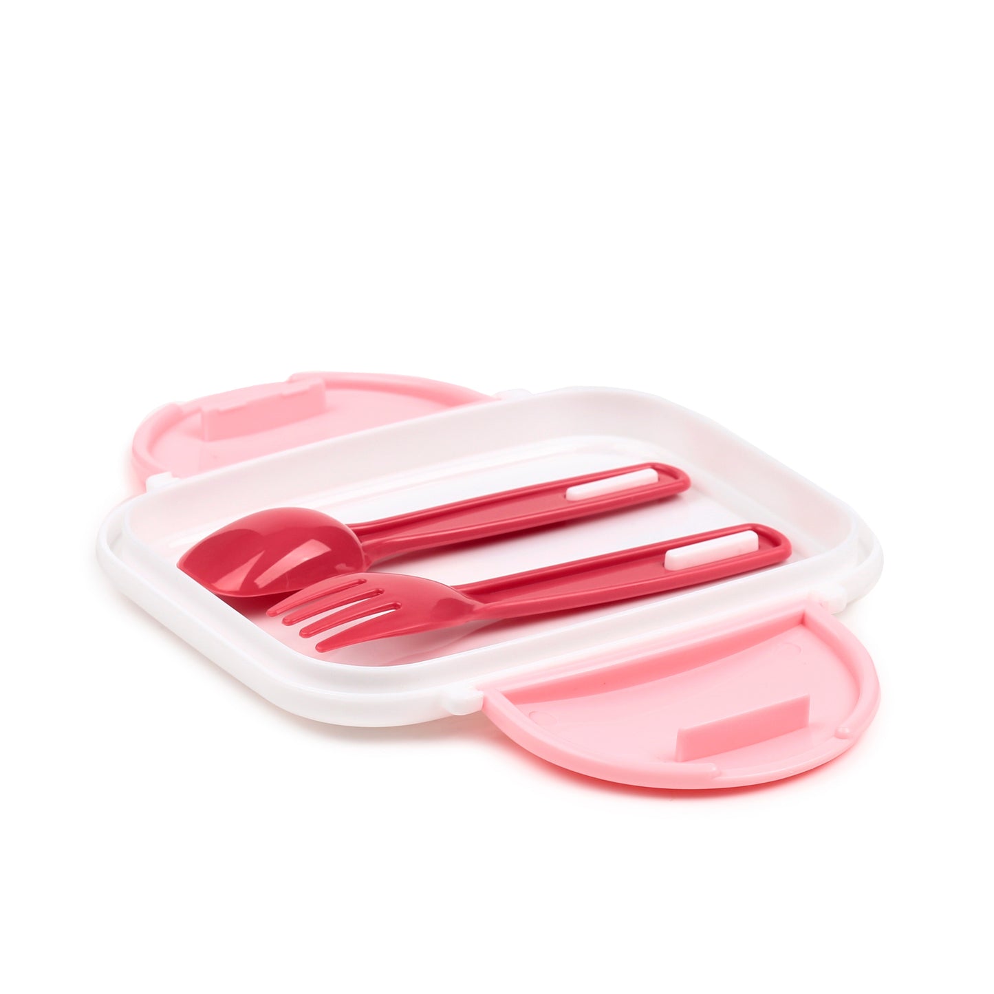 Moomin Mumin Stapelbare Bento-Lunchbox mit Besteck & Clipverschluss | Offiziell Lizenziert