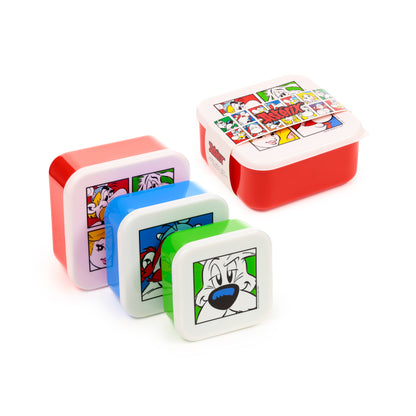 Asterix, Obelix, Idefix (Dogmatix) 2025 Lunchboxen Brotdosen 3er-Set M/L/XL | Offiziell Lizenziert