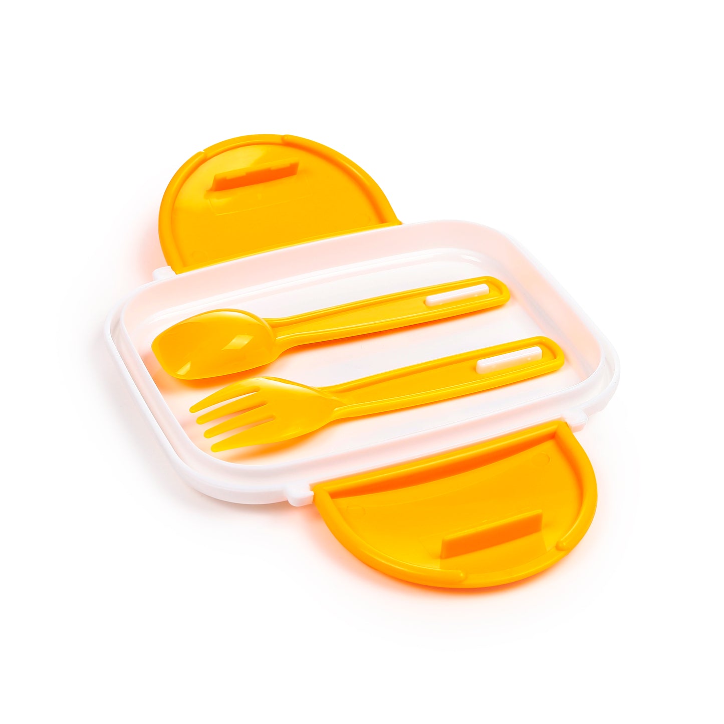 Peanuts Snoopy & Woodstock Bento-Lunchbox mit Besteck & Clipverschluss | Offiziell Lizenziert