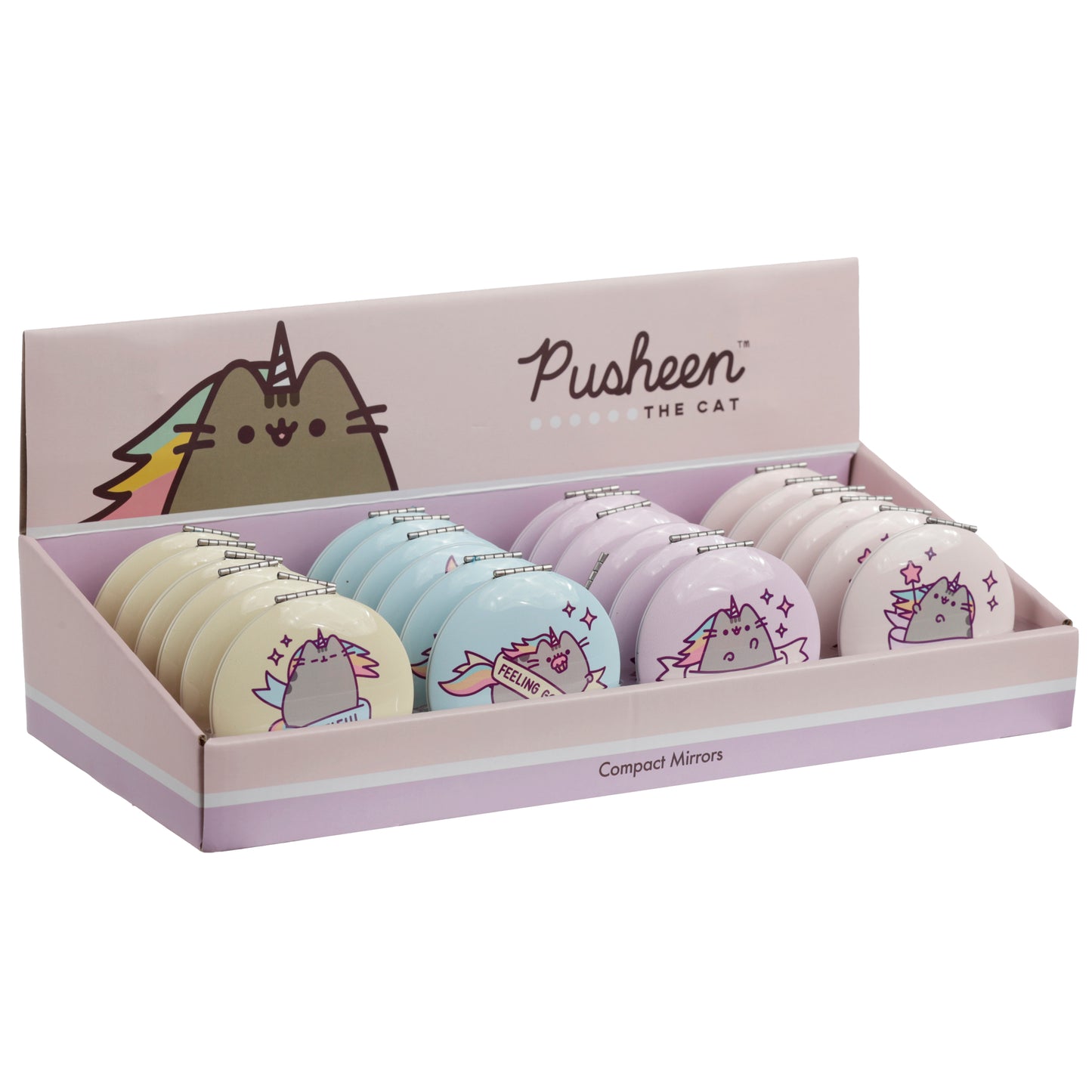 Pusheen the Cat Katze Pusheenicorn Taschenspiegel | Offiziell Lizenziert
