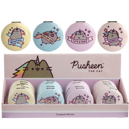 Pusheen the Cat Katze Pusheenicorn Taschenspiegel | Offiziell Lizenziert