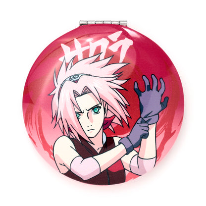 Naruto Anime Taschenspiegel 4er Set | Offiziell Lizenziert