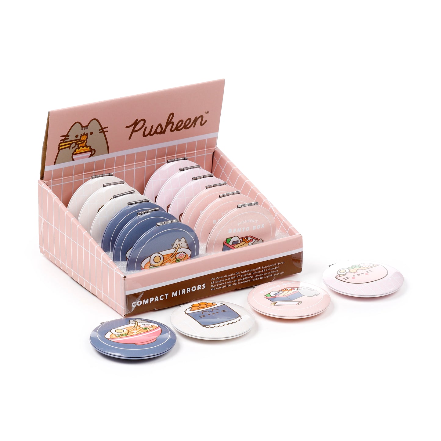 Pusheen the Cat Katze Sushi-Club Taschenspiegel | Offiziell Lizenziert
