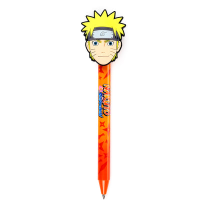 Inkredible Naruto Anime Radierbarer Kugelschreiber mit PVC-Topper 4er Set | Offiziell Lizenziert