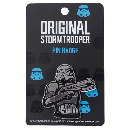 The Original Stormtrooper Bewaffneter Stormtrooper Emaille-Anstecknadel Pin | Offiziell Lizenziert