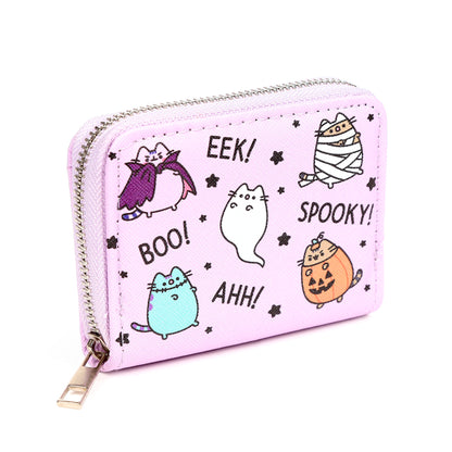 Pusheen the Cat Katze Halloween Portemonnaie mit Reißverschluss Klein 2er Set | Offiziell Lizenziert