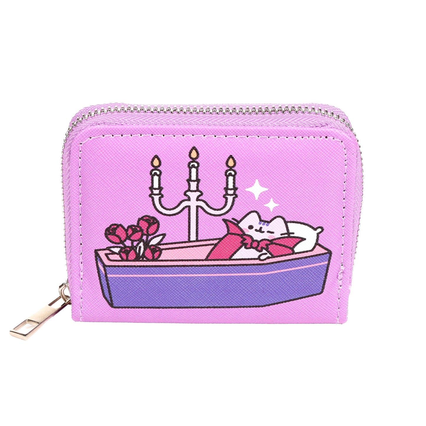 Pusheen the Cat Katze Halloween Portemonnaie mit Reißverschluss Klein 2er Set | Offiziell Lizenziert