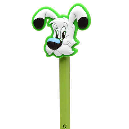 3er Set Asterix, Obelix & Idefix Bleistifte mit PVC-Topper (offiziell lizenziert) - SpielwarenPlace