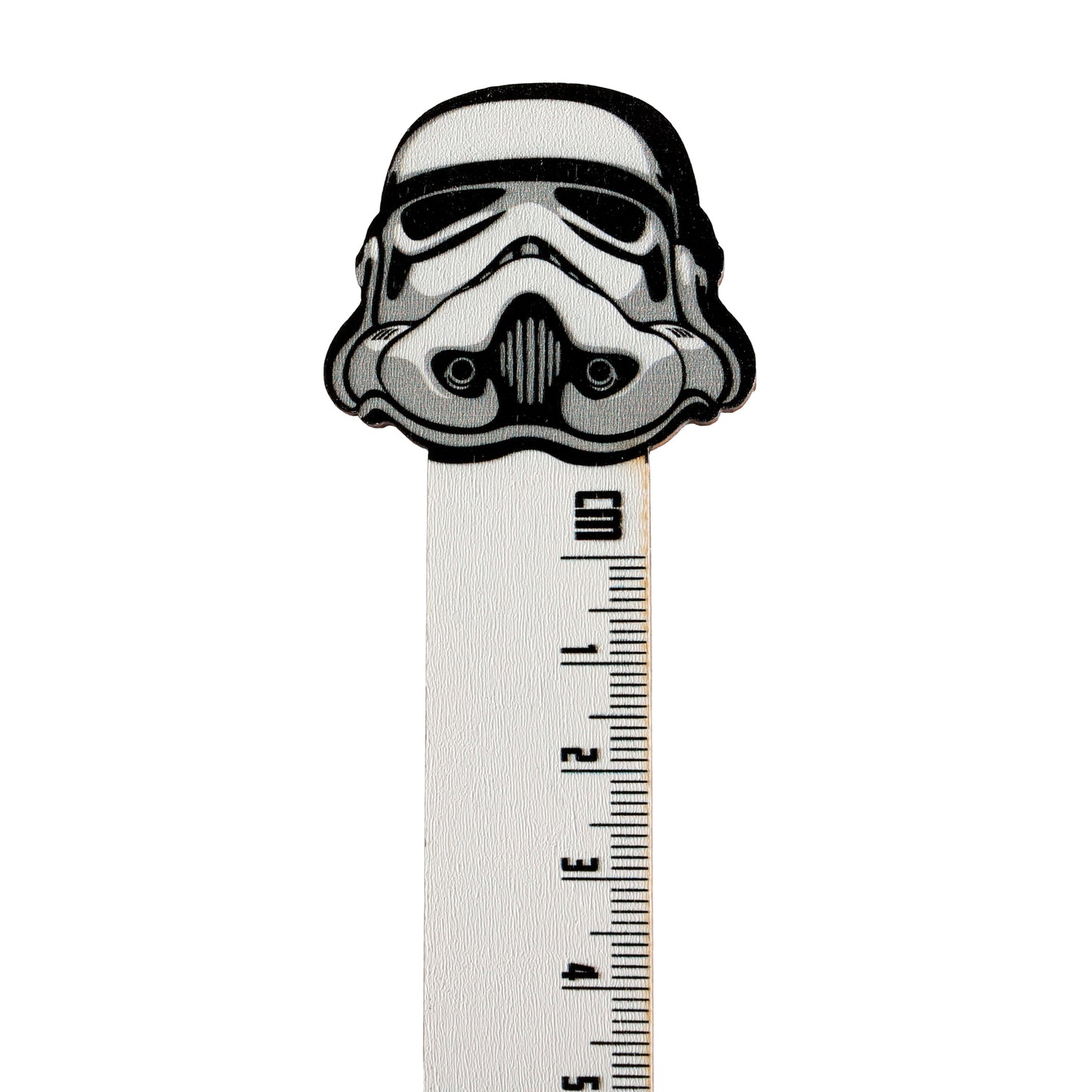 The Original Stormtrooper Holzlineal mit geformter Spitze (15cm) | Offiziell Lizenziert