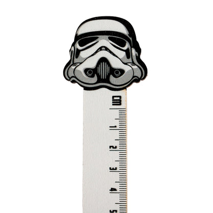The Original Stormtrooper Holzlineal mit geformter Spitze (15cm) | Offiziell Lizenziert