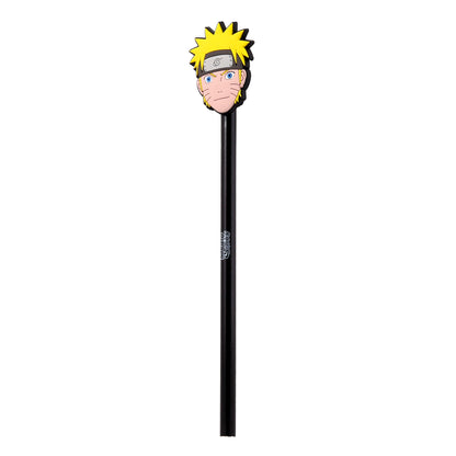 Naruto Anime Bleistift mit PVC-Topper 4er Set | Offiziell Lizenziert
