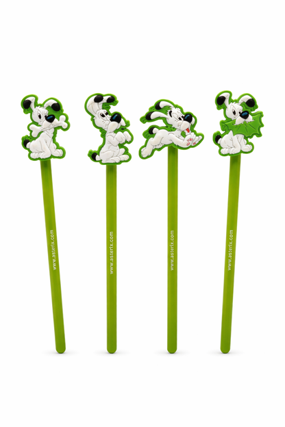 Idefix (Dogmatix) Asterix Bleistift mit PVC-Topper | Offiziell Lizenziert