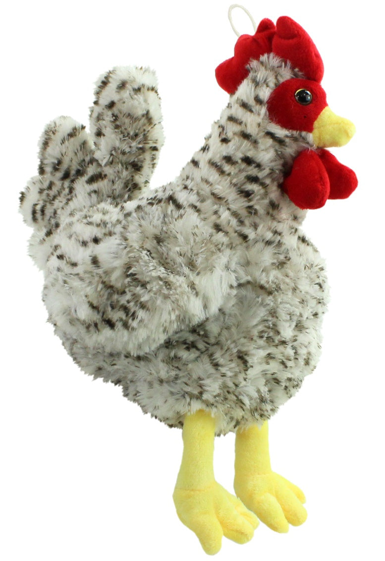 Superflauschiges Plüsch Huhn 35 cm – Naturgetreu mit Aufhänger