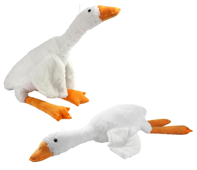 XXL Gans Plüschtier 160cm: Riesige Kuschelgans Weiß